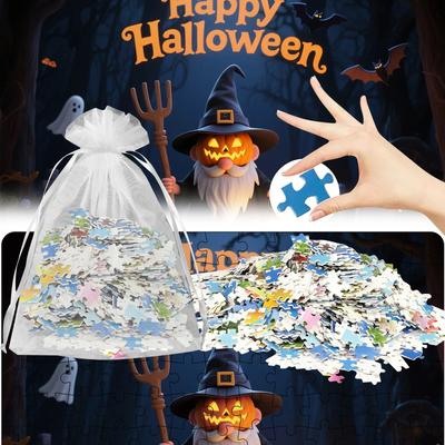 Cute Photos Of Halloween Puzzles, Puzzles, Family Education Games, Family Decoration Paintings.