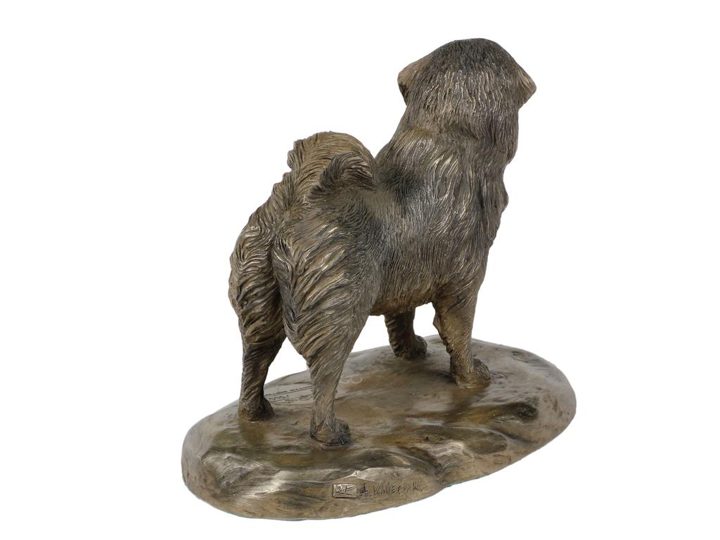Figurine de chien en bois - ART-DOG - Afgan Hound, 9x19,5x11,5 cm