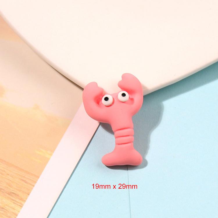 New Summer Sea Animal Theme Octopus Conch Fish Crab Dolphin Turtule Design Flatback Resin Cabochons
