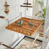Imitation Rattan Weaving Jumping Platform Bird Resting Platform  Bird Cage Accessories