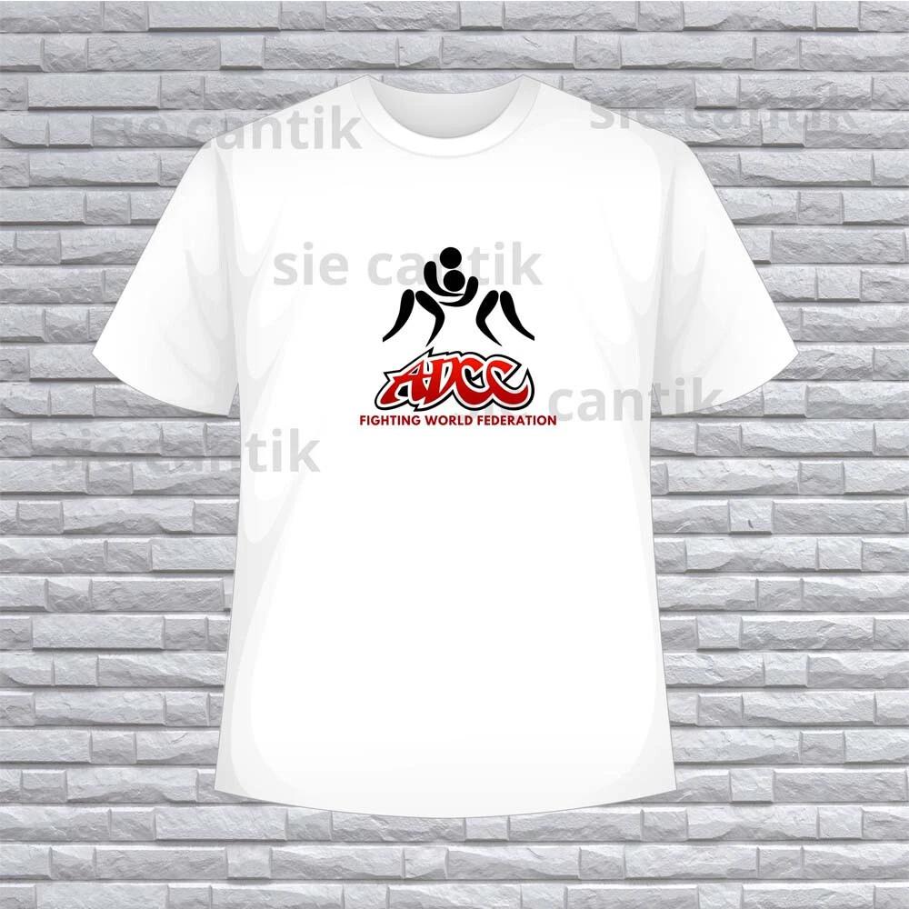 

ADCC fighting world federation Logo American T-Shirt Funny Size S to 5XL L