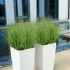 16PC Artificial Onion Grass Bushes Yard Realistic Plastic Plants Home Office Decor Fake Tall Grasses Indoor 3 Sizes