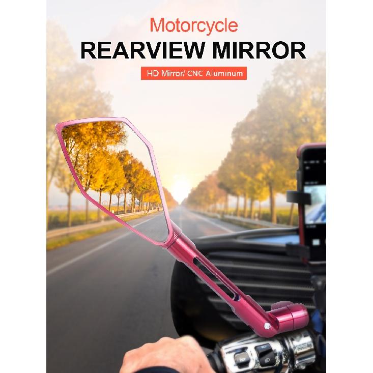 CNC hliníková zpětná zrcátka na motocykl univerzální 8 mm 10 mm zpětné zrcátko pro motocykly pro elektrické koloběžky