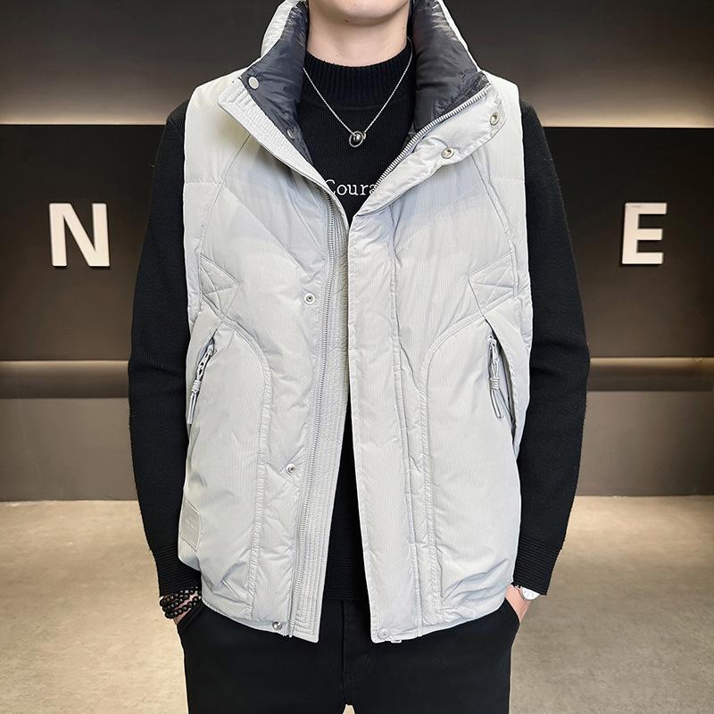 2025 Autumn/Winter Men's Trendy Workwear Down Vest - Loose, Warm Gilet by Top Brand