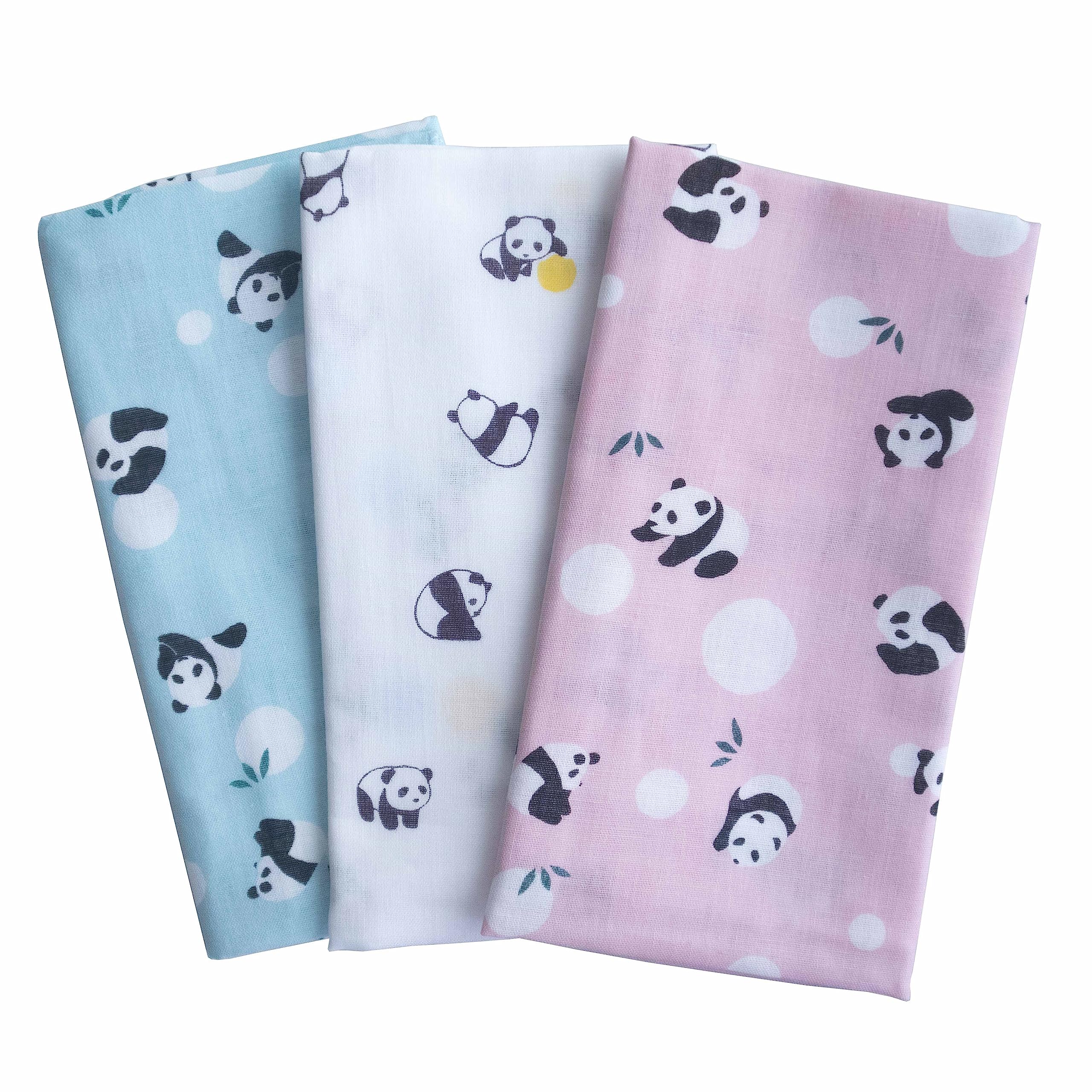 

Милое марлевое полотенце для рук Мягкое на ощупь Сделано в Японии Набор, 100% хлопок, (D. Панда, набор из 3 предметов)