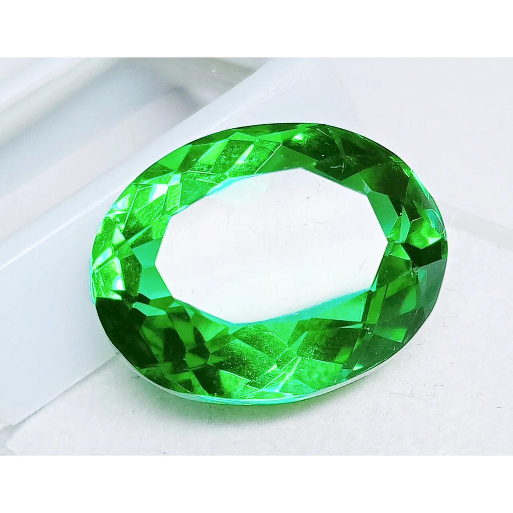 Natural Green Peridot Oval 18-19 Ct Certified Rare Loose Gemstone