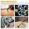 with Extender Rod Electric Drill Brush Kit Hard Bristle Car Wash Brush Detailing Drill Brush  Tile