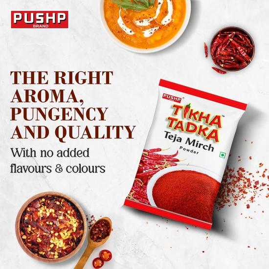 Pushp Chilli Powder (Tikha Tadka) (200g) (Pack of 1)