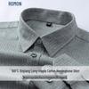 Romon Men's Pure Cotton Double-Sided Brushed Long-Sleeve Shirt