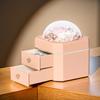 Valentine's Day Eternal Flower Single or Double Layer Drawer Jewelry Storage for Rings Necklaces Bracelets-Square Jewelry Box