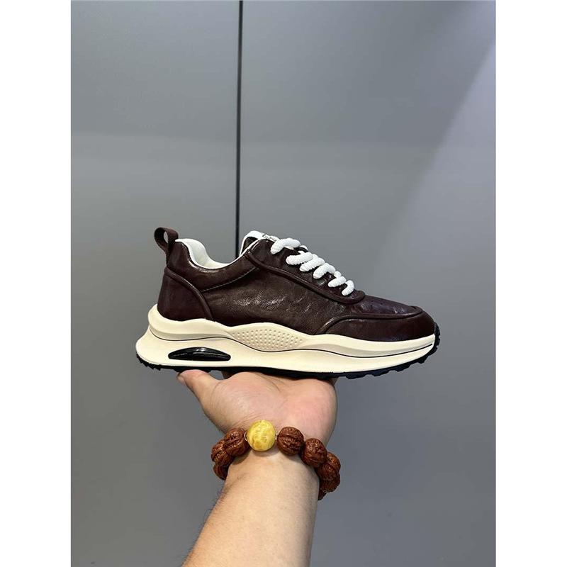 Trendige Schuhe Herbst Neu Lässige Board Schuhe Leder Oberfläche Weiche Sohle Bequem Sportschuhe ysd