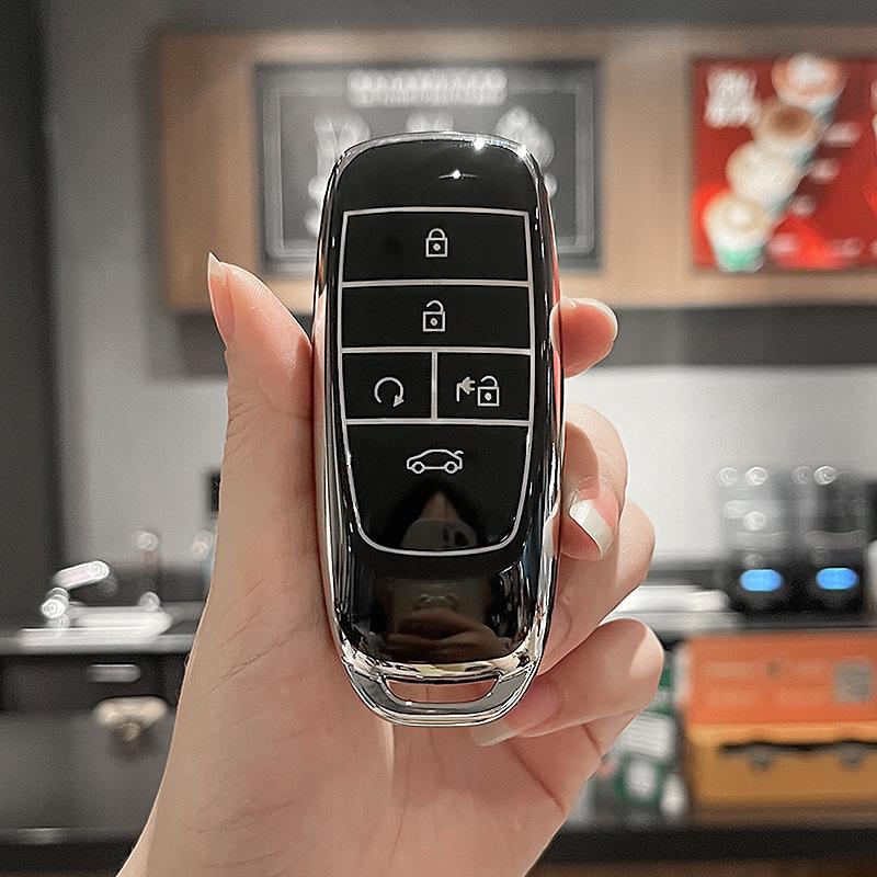 GAC Aion Y Key Case Shell with Charm and Buckle for Interior Modification