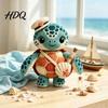 Charming Collectible Doll Handmade Knitted for Kids Soft Crochet Forest Animal Plush Toy Healing Gift Friends Cute Hand Woven Stuffed Doll,