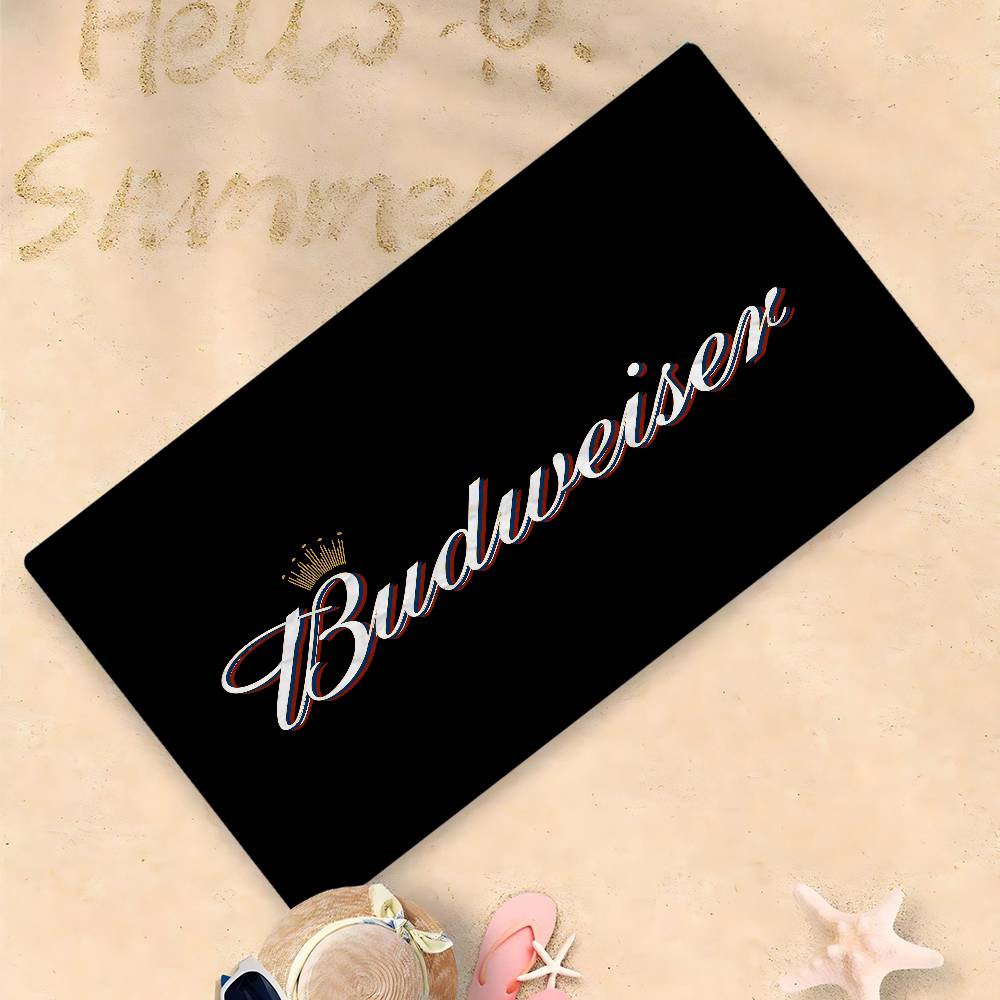 König des Bieres B-Budweiser Strandtuch Bunte Badetücher für Mädchen Mikrofaser Schnelltrocknend Sandfrei Strand Yoga Spa Fitnessstudio Pool