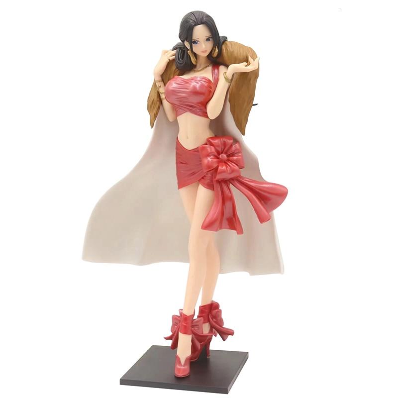 One Piece Action Figure Exquisite Anime Boa Hancock Coat Cape Pvc Sexy Model Collection Toy Quality Desktop Decoration Figma