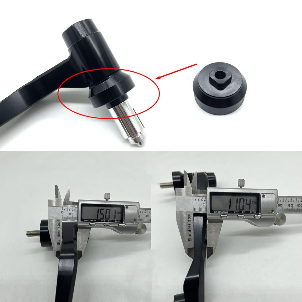 Motokano Knuckle Grip Guards for Duke and Aluminum with Anodized Black Guards, 125, 250, 390, RC390, Finish,