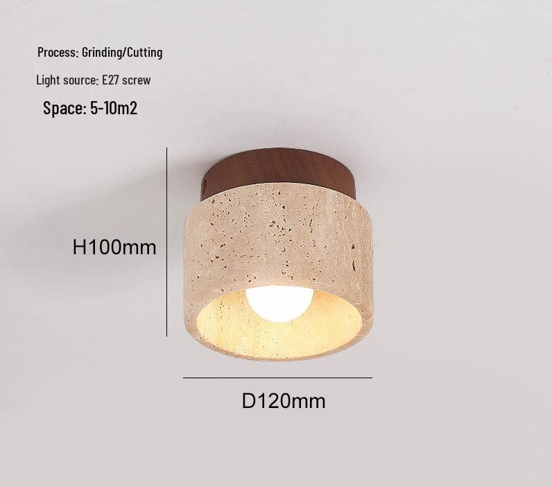 Wabi-Sabi Mid-Century Creme Wandlampe für Schlafzimmer oder Wohnzimmer