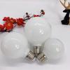 G80 LED-Dragonball-Glühbirne, E27, dreifarbiges warmes/natürliches Licht, rund, milchig weiß für die Heimdekoration