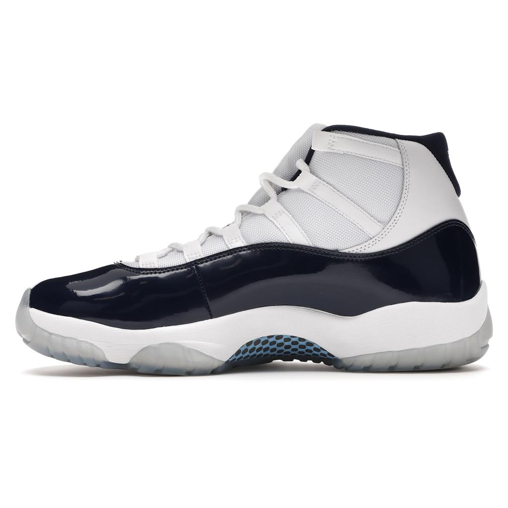 Air Jordan 11 Retro Win Like 82 Men Sneakers White Midnight-Navy-University-Blue 378037-123