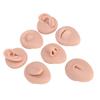 Soft Silicone Body Part Model, Piercing Practice Model Simulation Silicone Ear Eye Nose Mouth Tongue, Belly Button Model Safety Pierce Tool for