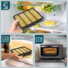 4Pcs Silicone Freezer Trays Ice Cube Molds 4 Long Slot and 15 Small Grid Soup Freezer Container Mold for Bar and Kitchen Gadgets