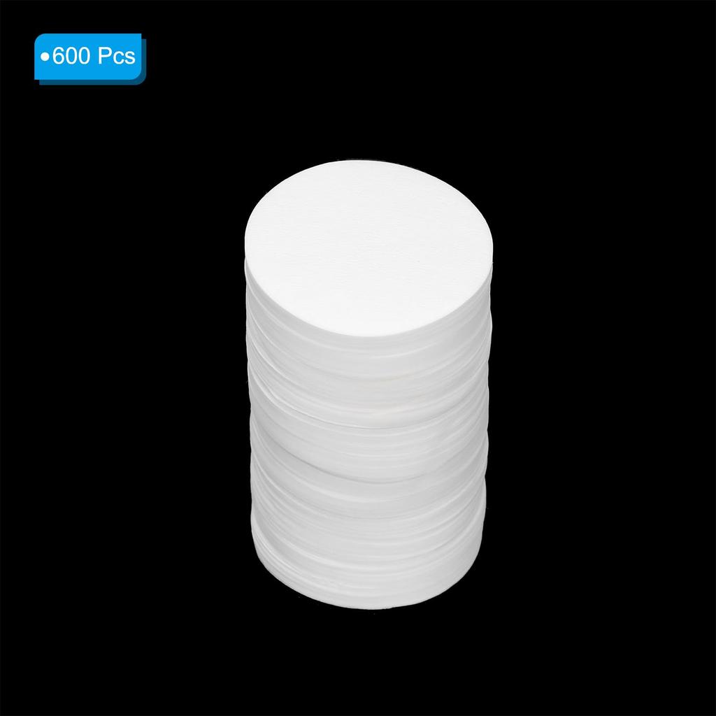 PATIKIL Disposable Round White Paper Filters for Mocha Espresso Office 600 Filters Pot, 2-Inch OD, Maker, Cafe, Use,