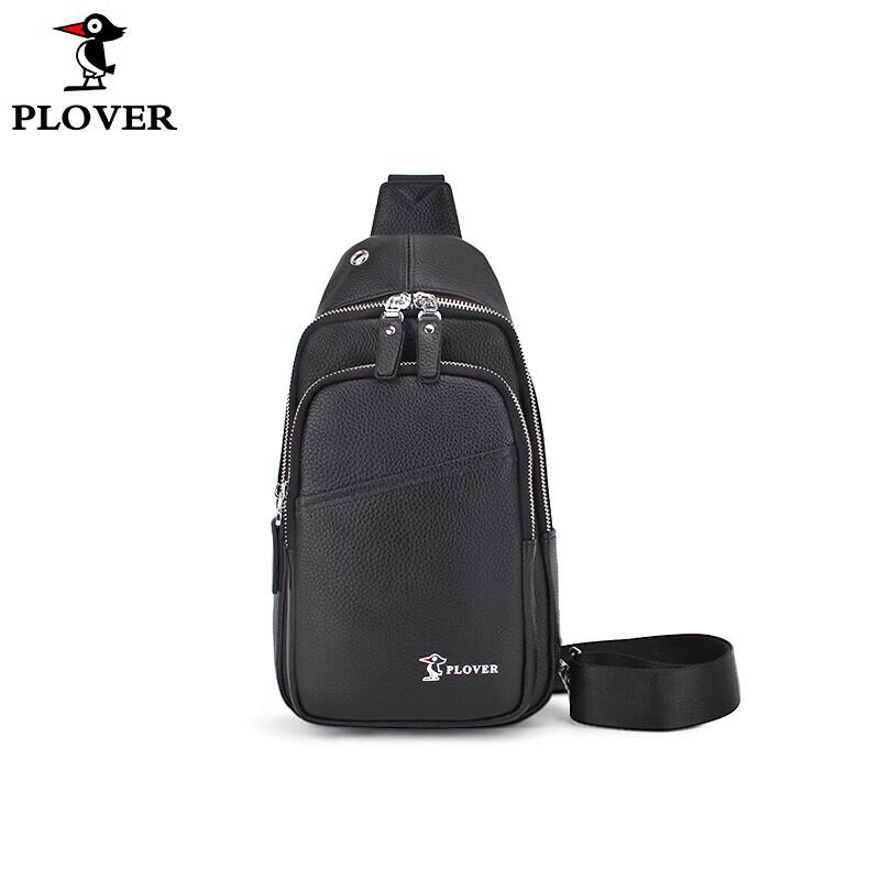 

Plover GD9863-XBA Men s Top-Grain Leather Sling Bag