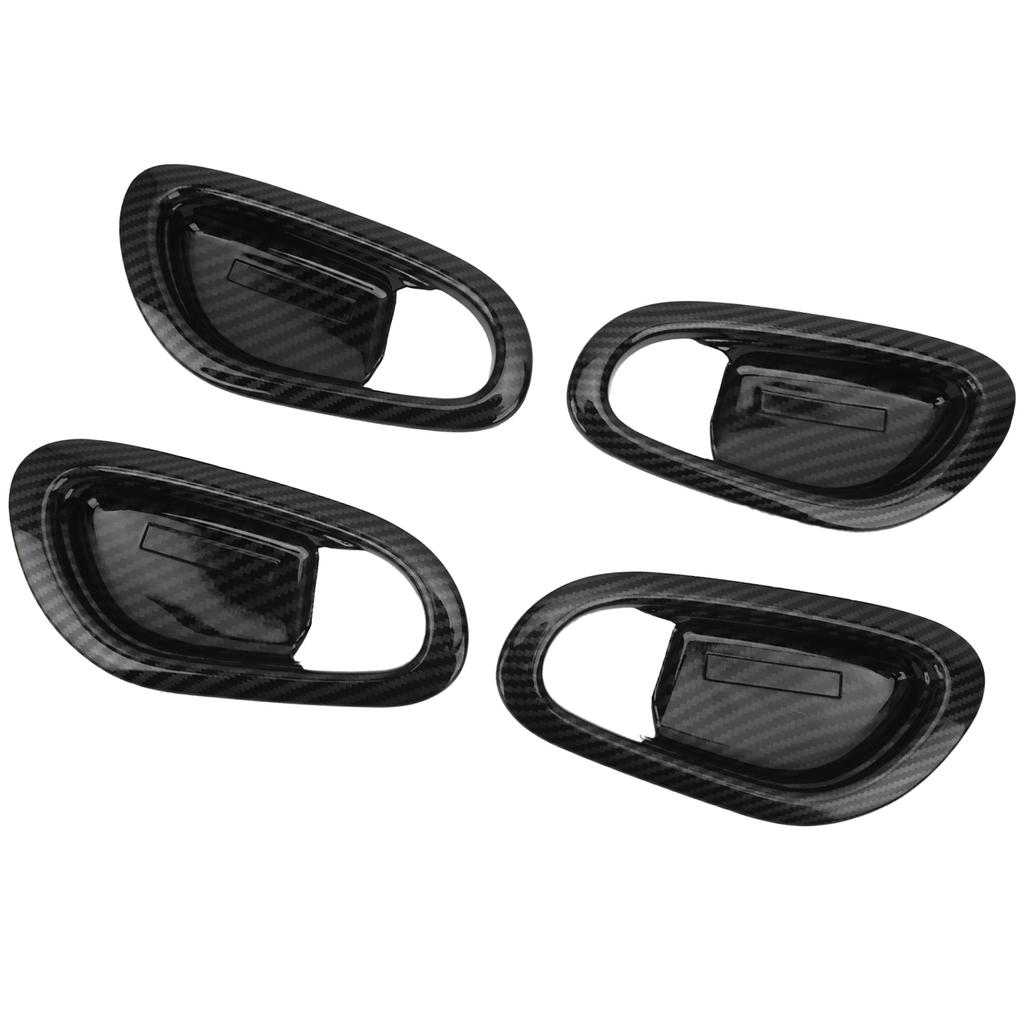 Kryt misky ťahadla vnútornej kľučky dverí v štýle karbónových vlákien vhodný pre Nissan Navara Frontier NP300