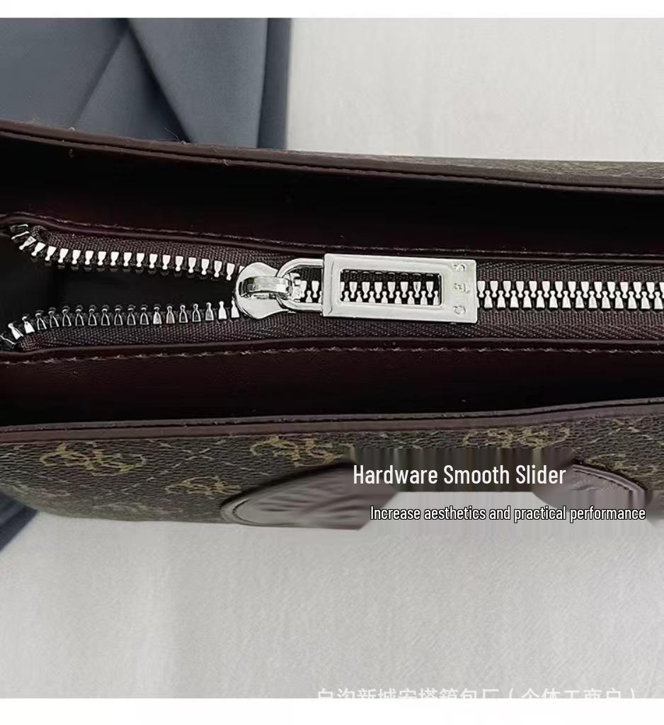 Trendy High-End Women's Niche Fashion Shoulder Crossbody Bag with Versatile Print Letter Design