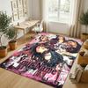 Personalized Crystal Velvet Carpet,aespa Custom Printed Name, Plush Area Rug For Home Indoor Decor
