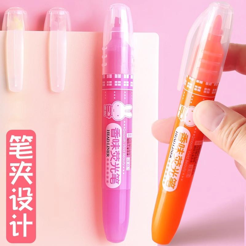 M&G High Capacity Highlighter, Slant Tip Highlighter Marker with Scent for Students and Offices