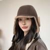 Ear Protection Bomber Hat Plush Ski Earflap Bonnet Fashion Lei Feng Hat  for Men Women