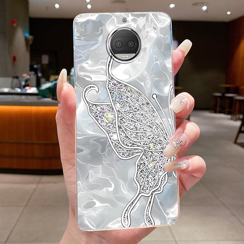 For Motorola Moto G5s Case Luxury Butterfly Fashion Flowers Clear Soft TPU Silicone Back Cover For Moto G5s G 5s MotoG5s Casing