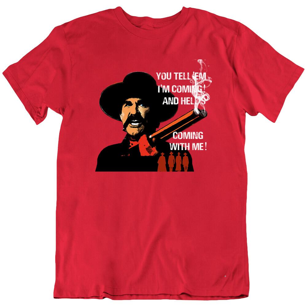 

Ковбойский пистолет Ад идет со мной! Военная Армейская Ретро Праздничная Футболка Новая S