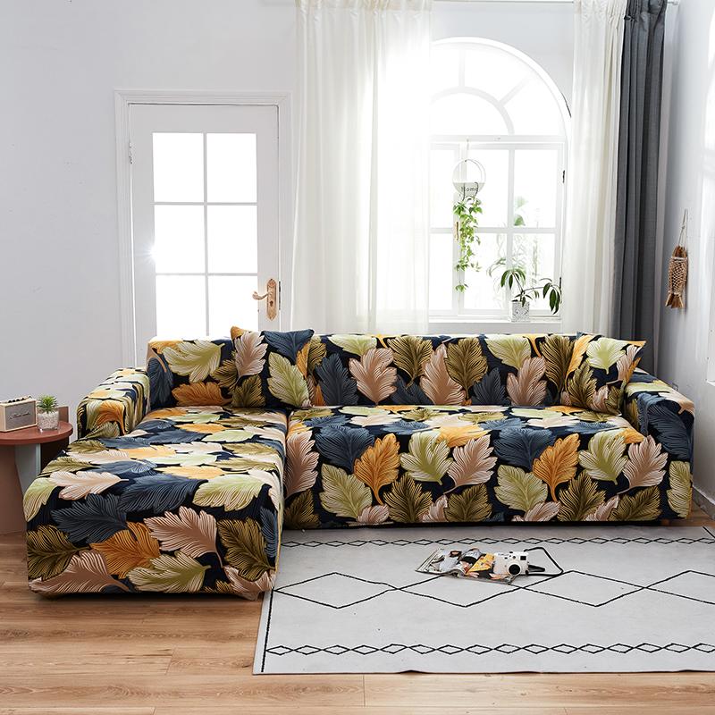 Geometric Elastic Sofa Covers for Living Room Needs Order 2 Pieces Sofa Cover If L-style Sectional Corner Sofa capa de sofa