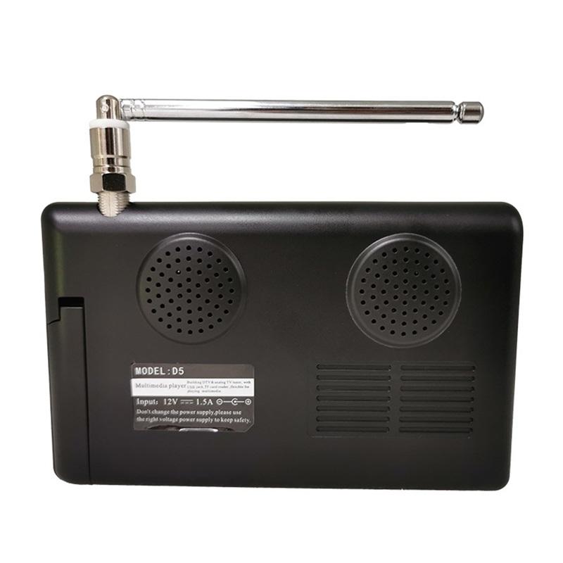 5-Inch portable digital TV, ultra-thin car home LCD TV used in foreign countries
