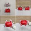 1/2Pcs Simulated Crab Figurines User Friendly ABS Materials Table Decoration Perfect For Kitchen And Marine Decors