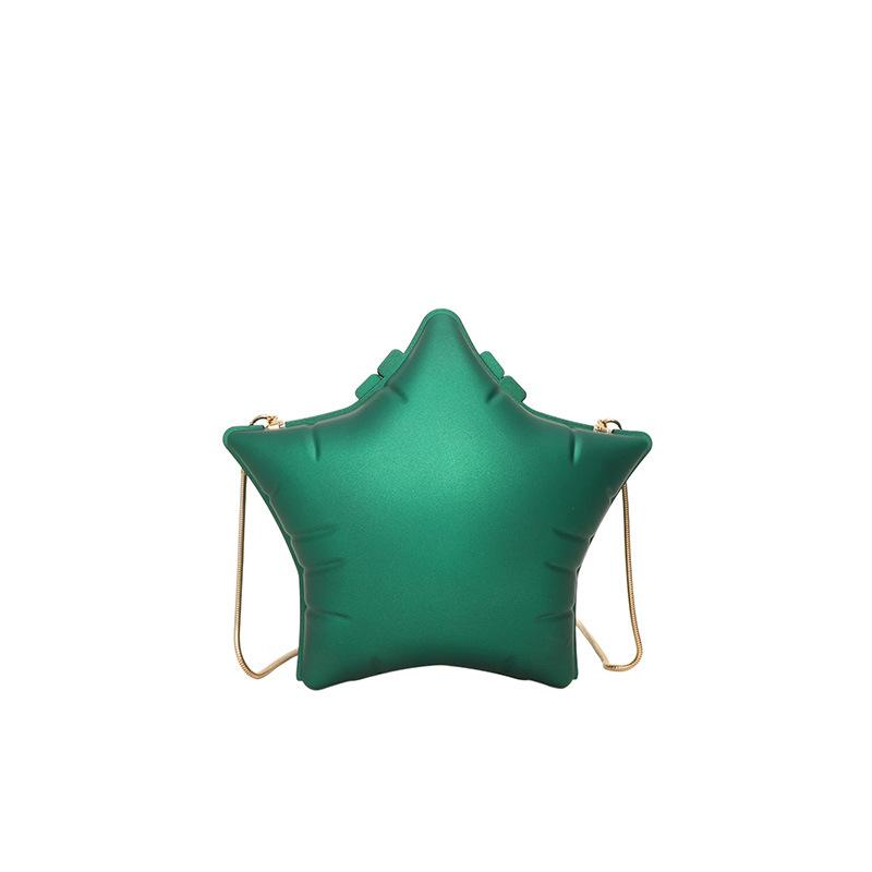 Cute Five-pointed Star Bag 2025 New European and American Fashion Candy Color Single Shoulder Women's Versatile Acrylic Box Bag