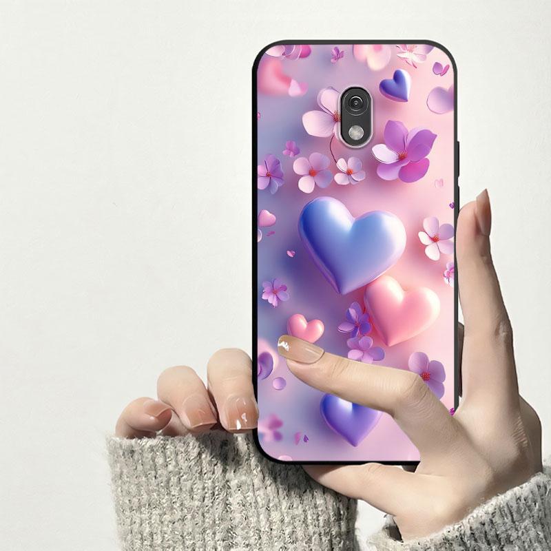 Protezione Per Nokia 215 4G Custodia Per Nokia 225 4G Antiurto Morbido Silicone Cover Posteriore TPU Custodia per Telefono Fiore Gatto Antipolvere Bumper