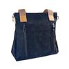 Retro Canvas Crossbody Tote with Zipper – Large Capacity Travel Shoulder Bag
