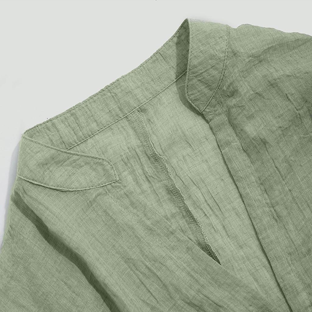 Herrenmode, Urlaub, bequem, leicht, für zu Hause, lässig, einfarbig, langärmelig