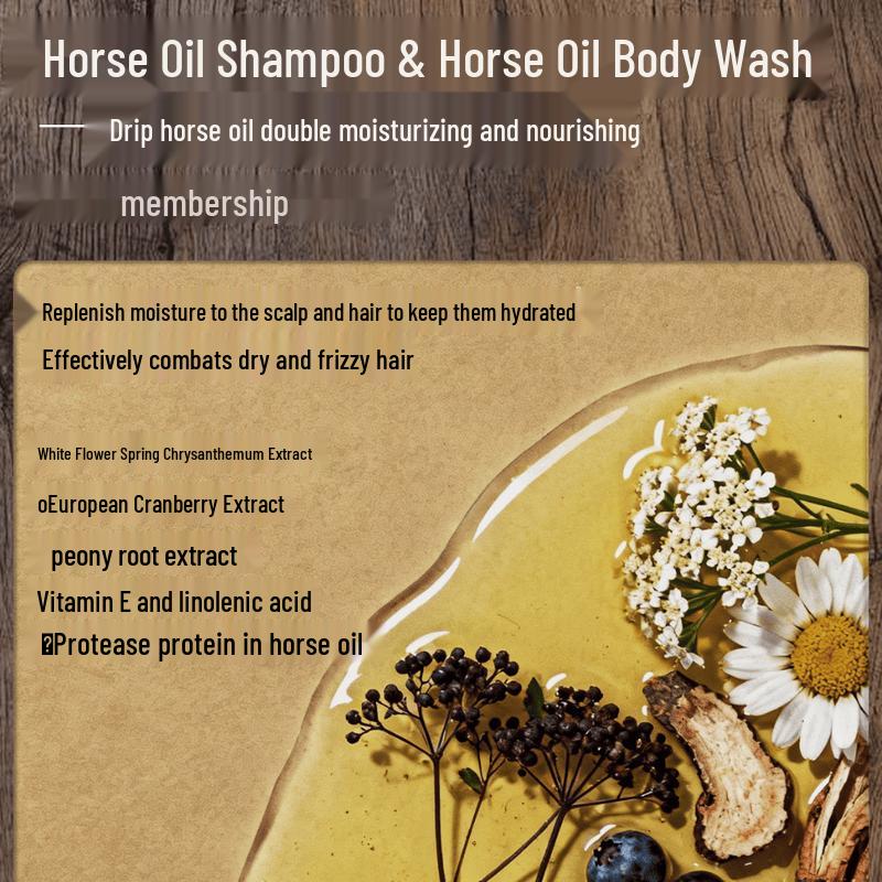 Die Yin Horse Oil Hydrating Hair Care Set