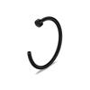 1pcs Stainless Steel Hoop Nose Ring 18G 20G Simple Style Ear Nail Nostril Body Piercing Jewelry 6mm 8mm 10mm 12mm