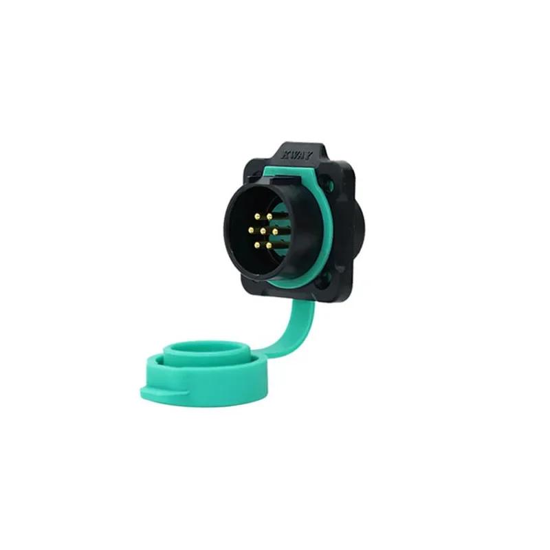 KWAY K20 M20 2 3 4 5 7 9 12 Pin Waterproof IP68 Connector Electro Mechanical Screen UAV Panel Aviation Female Plug Male Socket