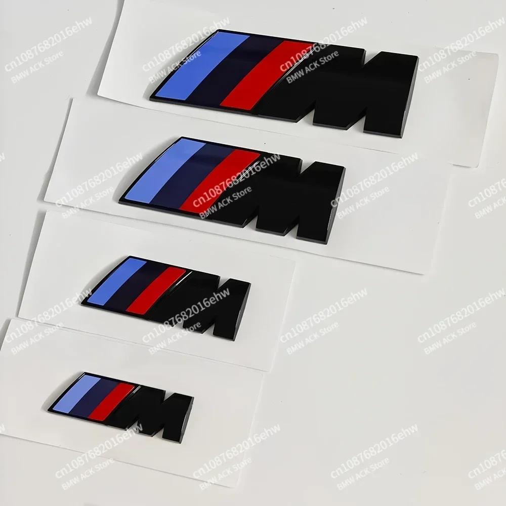 For BMW 1 SF203D ABS M Logo Car Body Side Badge Body Rear Trunk Decor Sticker Car Modification Accessorie For All BMW M Power X1 X3 X5 X7 E71