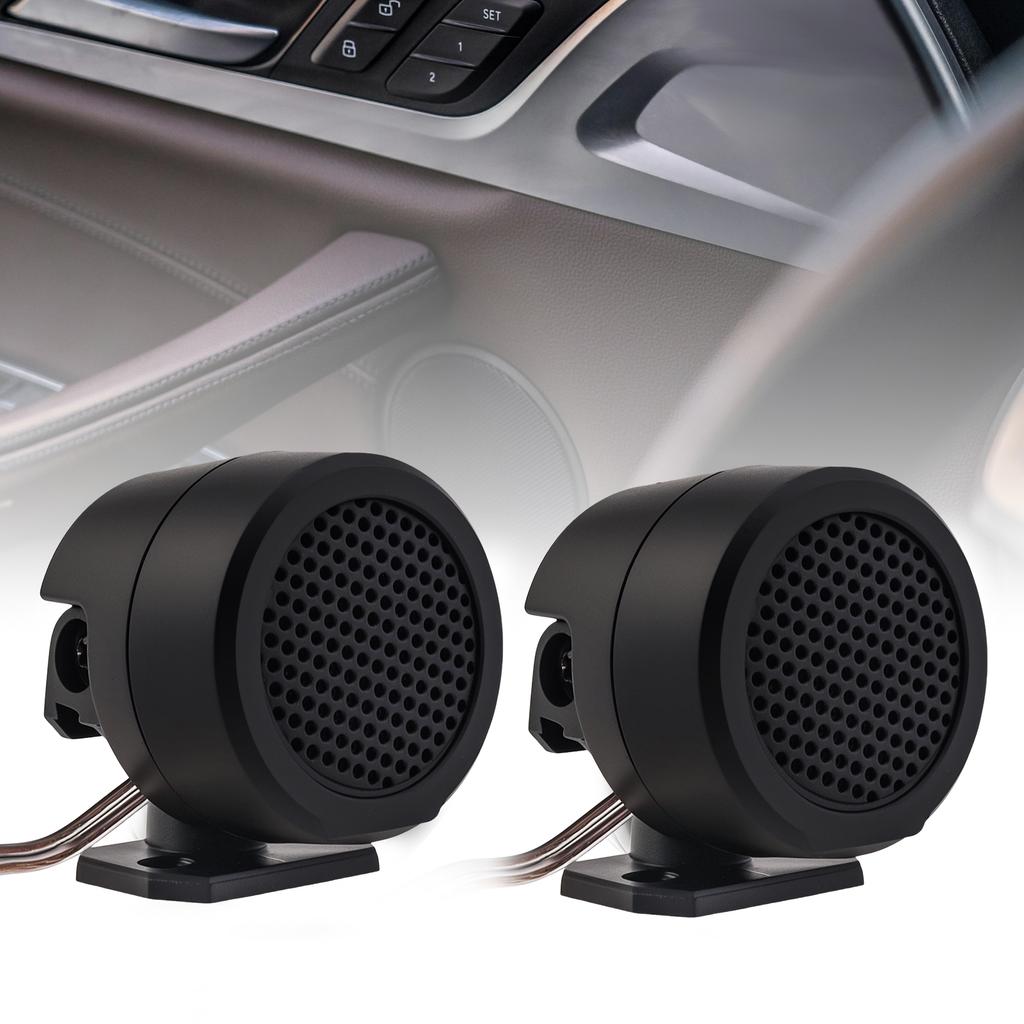 4pcs 500W High Efficiency Mini Dome Tweeter Speakers Professional Studio Grade High Frequency Sound Black