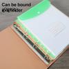 Clear Plastic Sleeves for Paper 6PCS 11 Hole Expanding File Pockets, Moisture Proof A4/B5 Document Storage Pockets Office Sleeves, Reusable