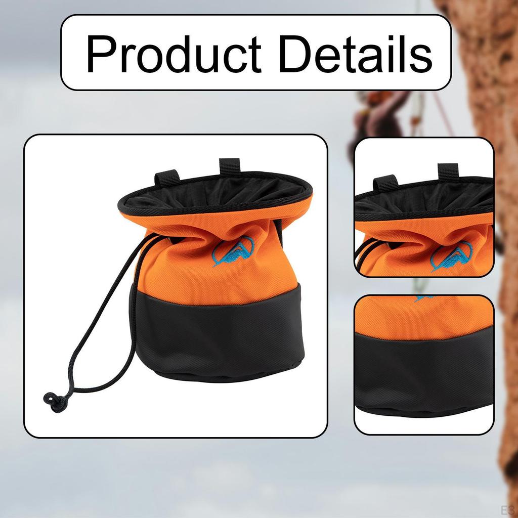 Bouldering Chalk Bucket zum Klettern, Wasserdichte Aufbewahrungstasche für Rock Gym