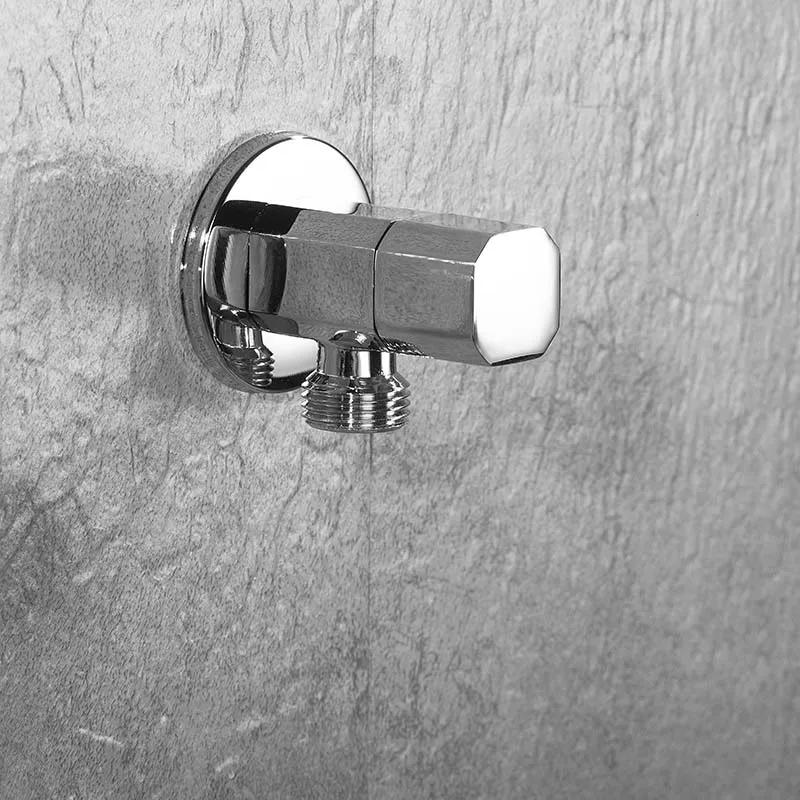Matt Black & Chrome Plated Brass Square Bidet Sprayer Bathroom Bidet Faucet