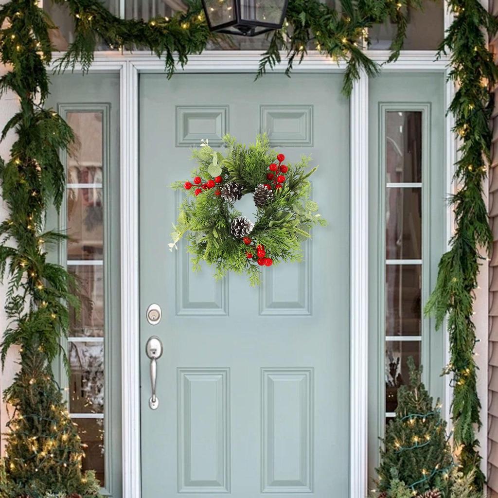 Christmas Candle Ring Decoration Holder for Celebration Kitchen Party Style A